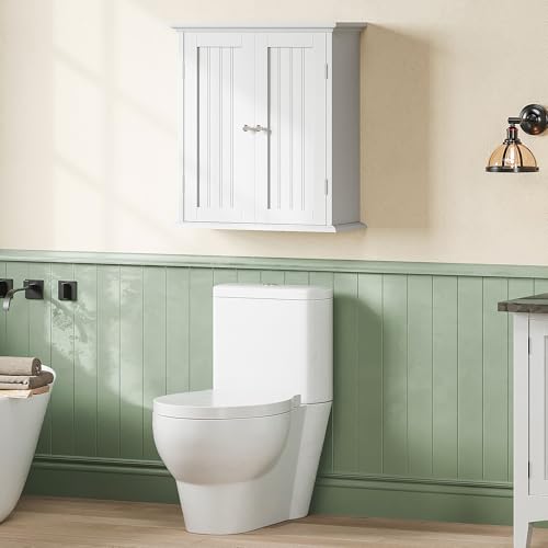 Bathroom Wall Cabinet with 2 Doors
