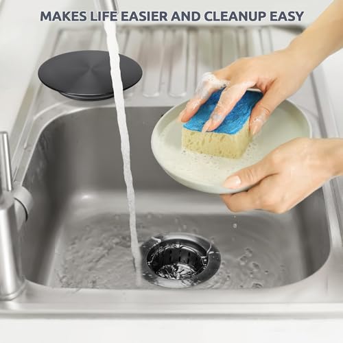 Kitchen Sink Drain Assembly with Removable Deep Basket Strainer