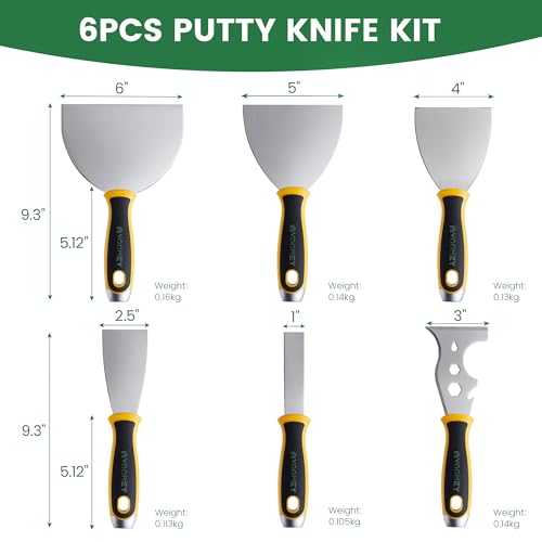 Putty Knife Set (6 Count)