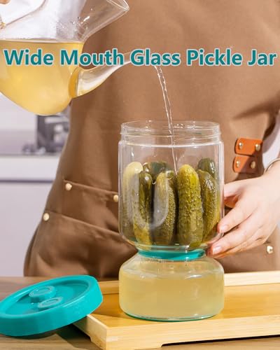 Pickle Jar with Strainer Flip (2 Count)
