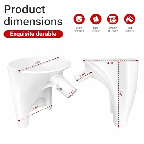 Flour Funnel for Kitchen Aid Mixer