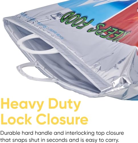 Hot and Cold Insulated Bags for Food Delivery (5 Count)