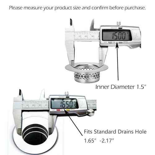 Hair Catcher Shower Drain Bathtub Lavatory Sink Drain Strainer for Laundry (2 Count)