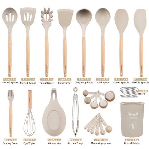 Silicone Kitchen Utensils Set (35 Count)