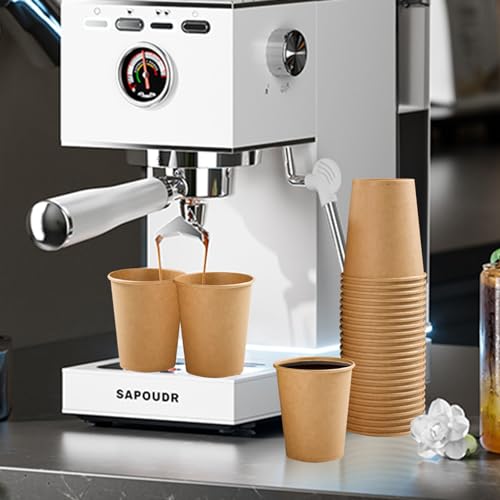 100 Pack 5 oz Smal Paper Cups Disposable Kraft Bathroom Cups (100 Count)
