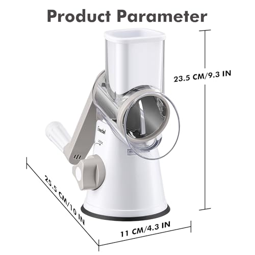 Rotary Cheese Grater Hand Crank