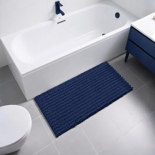 Long Bathroom Rugs Non Slip Washable 44x24 Inch (7.35 Sq Ft)