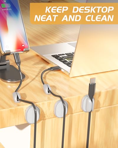 6 Pack Magnetic Cable Clips (6 .)