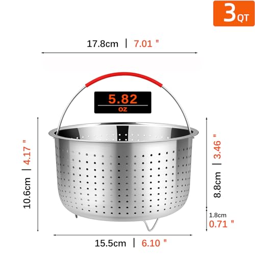 Steamer Basket for Instant Pot Accessories 3 qt
