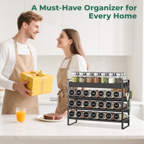 Spice Seasoning Rack Organizer Kitchen Countertop