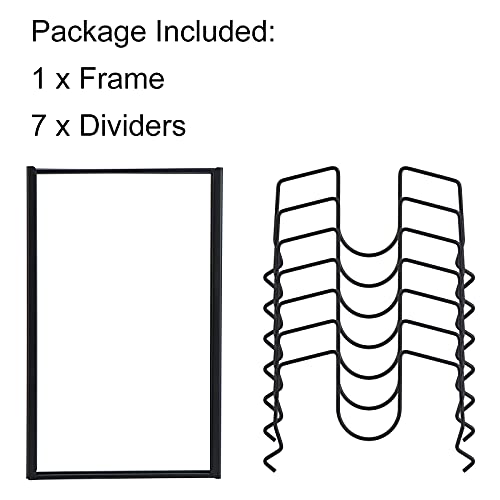 Pot Lids Organizer Rack for Cabinet and Countertop