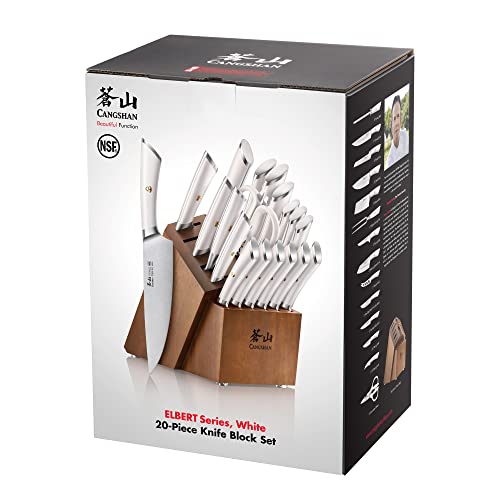ELBERT Series German Steel Forged Knife Block Sets (20 Count)