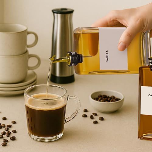 Glass Oil Dispenser for Kitchen (2 Count)