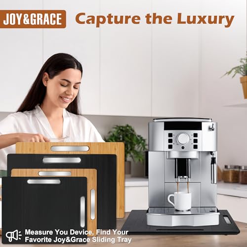 Appliance Slider for Kitchen Appliances 360° Rolling Sliding Tray for Coffee Maker Countertop