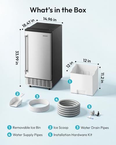 15" Under Counter Ice Maker
