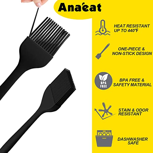 2 Pack Silicone Basting Pastry Brushes (2 Count)