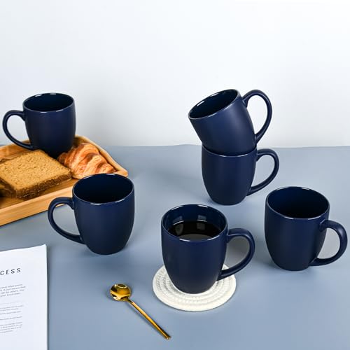 16oz Coffee Mugs Set of 6 (6 Count)