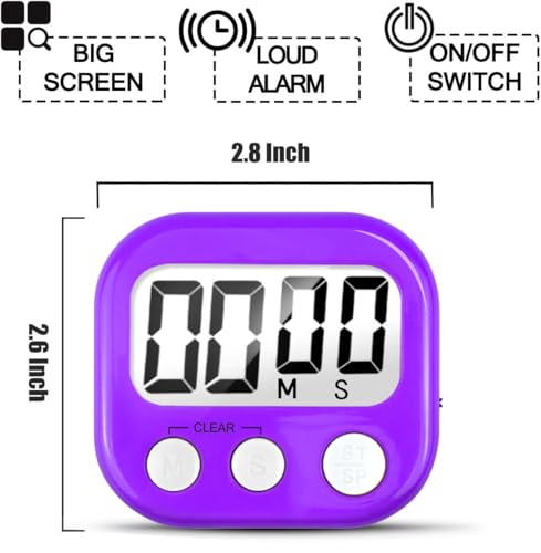Digital Kitchen Timers for Cooking (2 Count)