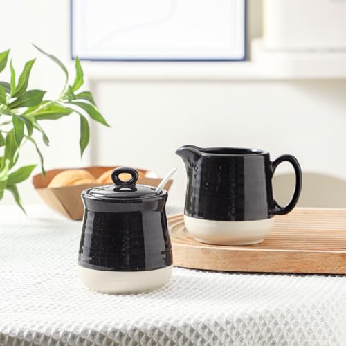 Porcelain Sugar and Creamer Set (10 Ounce)