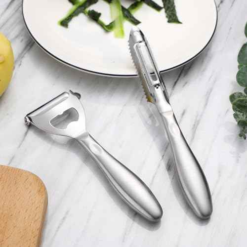 Potato Peelers Set Stainless Steel Peeler (2 Count)
