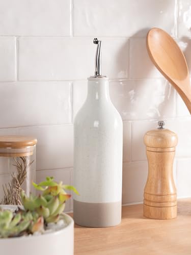 16oz Ceramic Oil Dispenser Bottle