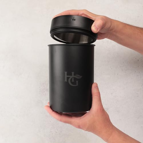 Auto Cure Smart Jar and Vacuum Seal Curing Jar with Built In Hygrometer (67.628 Fl Oz)
