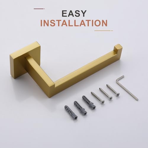 Toilet Paper Holder Brushed Gold