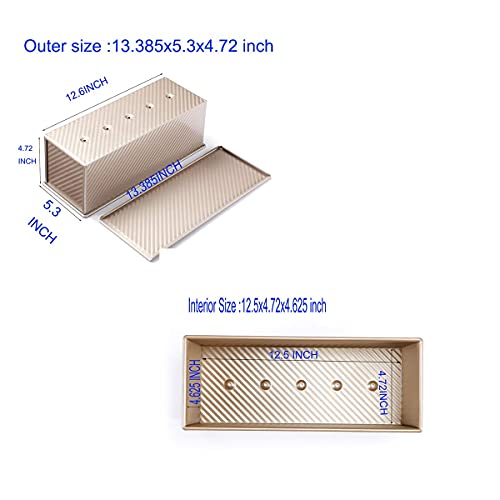 Pullman Loaf Pan w Cover (36.5 Count)