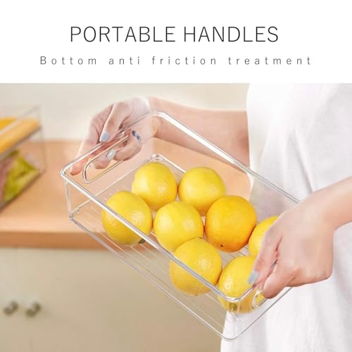 6 Pack Refrigerator Organizer Bins