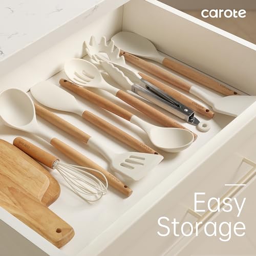 10 Piece Kitchen Utensils Set with Wood Cool (10 Count)