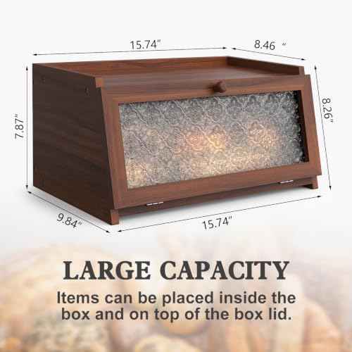 Bread Box for Kitchen Countertop