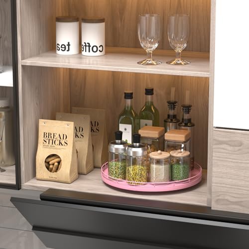 13" Oak Wood Lazy Susan Organizer
