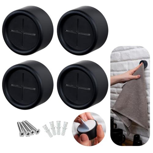 Self Adhesive Dish Towel Holder Hooks (4 Count)