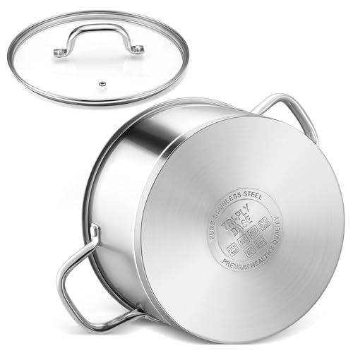 6 QT Stainless Steel Stock Pot