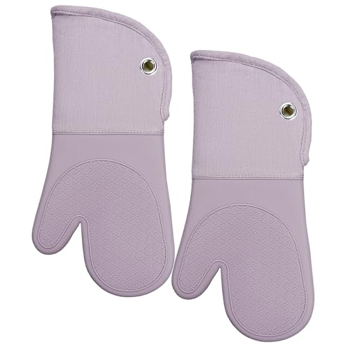 Professional Microwave Silicone Oven Mitts one Pair (3 Count)