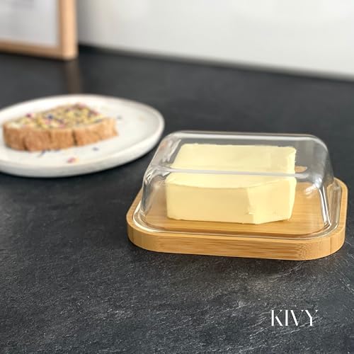 Large Butter Dish with Lid