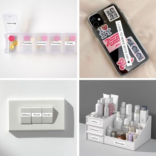 E10 Bluetooth Label Maker Machine with 3 Tapes (3 Count)