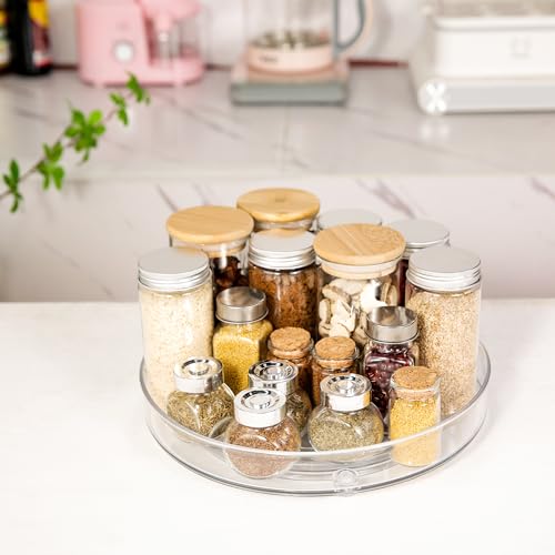 2 Pack Lazy Susan 9.25" Turntable Rotating Spin Organizer Storage