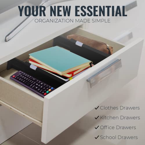Adjustable Drawer Dividers 8 Pack (8 Count)