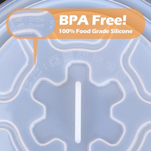 Microwave Cover For Food Silicone Microwave Splatter Cover Dishwasher Safe Dish Covers for Microwave Microwave Food Covers Splatter Guard