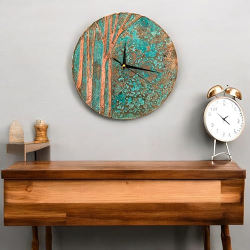 Handmade Copper Wall Clock Artisan Touch in Every Piece