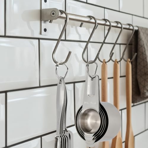 Stainless Steel Measuring Cups and Spoons Set of 10 (10 Count)