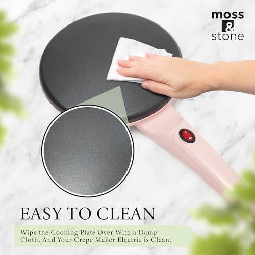 Pink Electric Crepe Maker