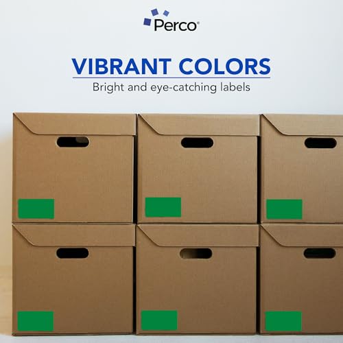 Green Labels 3x5 Inch 500 Stickers