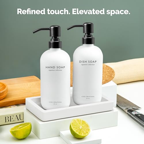Glass Soap Dispenser Set (2 Count)