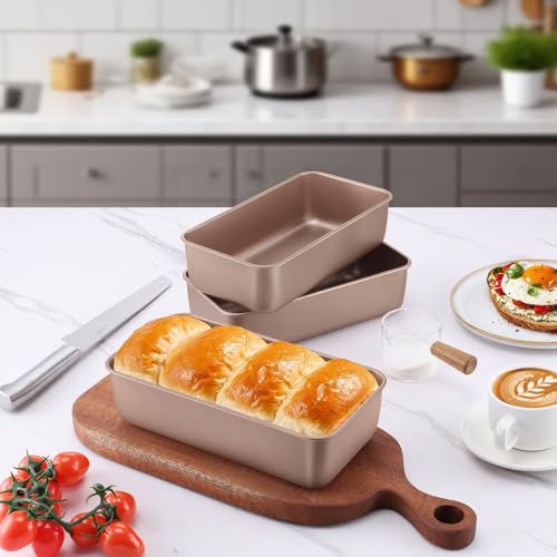 8 Pack Loaf Pans for Baking Bread 9x5In (15.99 Count)