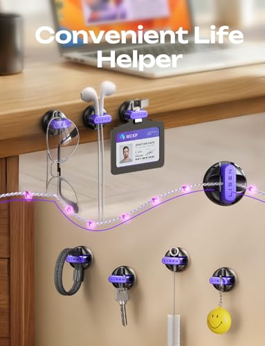 10 Pack Magnetic Cable Clips [1S Snap