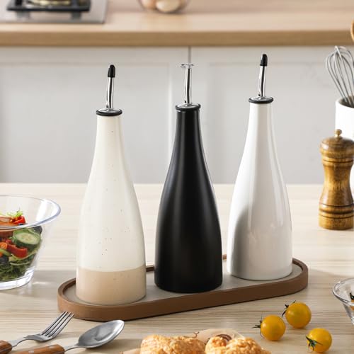 16 Oz Ceramic Olive Oil Dispenser Bottle