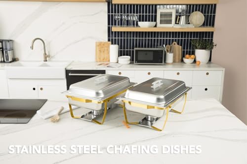 4 Pack 8QT Chafing Dish Full Set