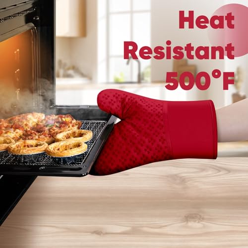 Oven Mitts and Pot Holders 4 Sets (4 Count)